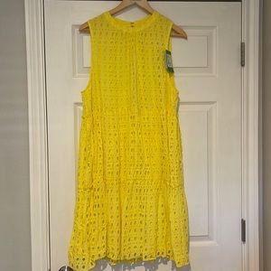 Yellow Eyelet Lilly Pulitzer Dress